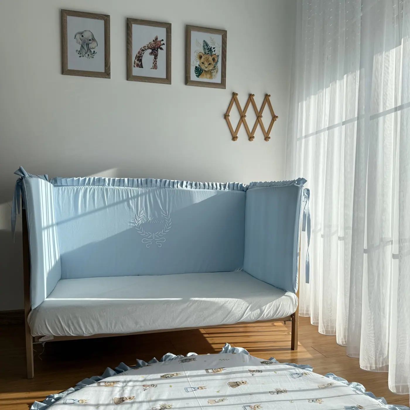 Personalized Ruffled Bed Panels