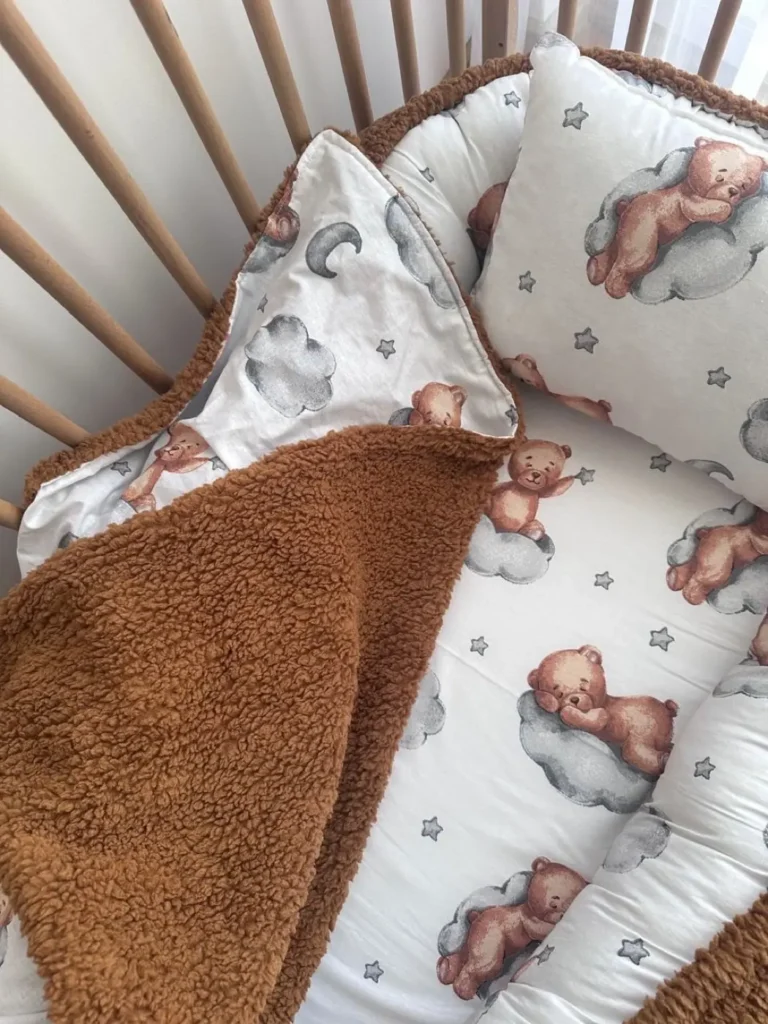 Bears on Clouds Reversible Blanket