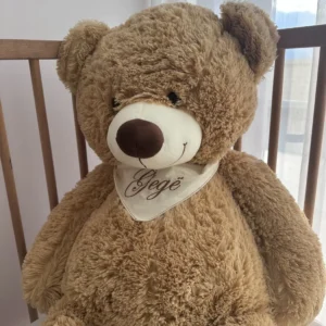Plush Bear with Name Bandana