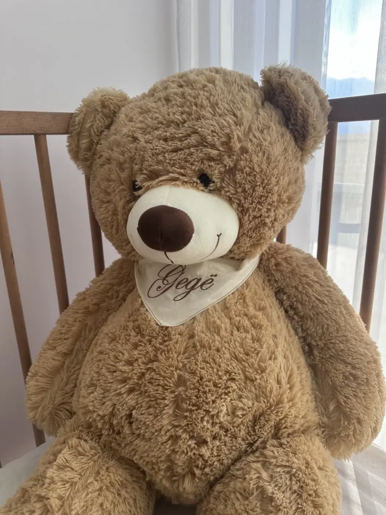 Plush Bear with Name Bandana