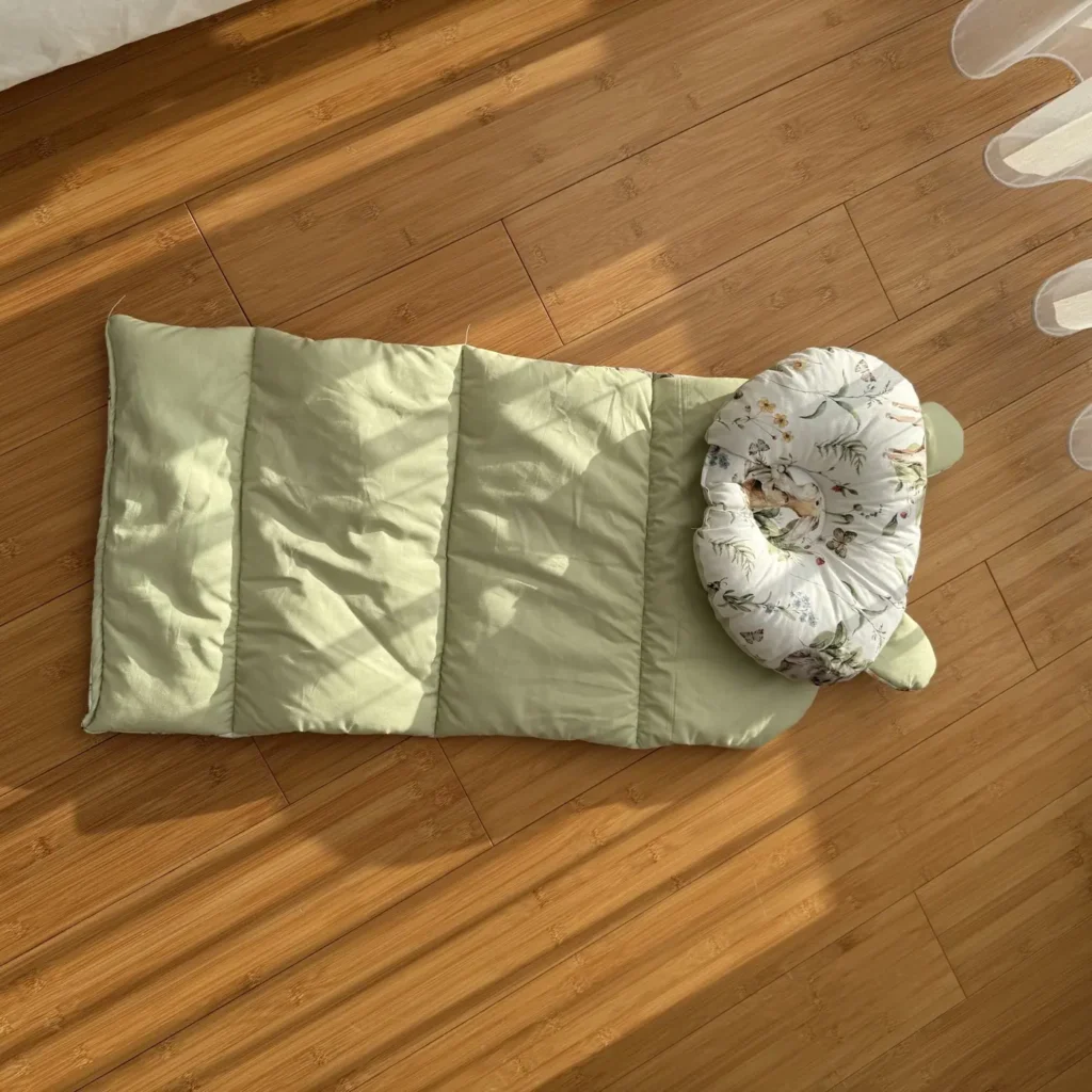 Bear-Ear Quilt and Round Pillow