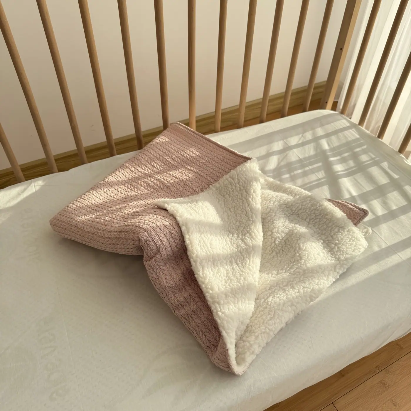 Personalized Knit and Sherpa Blanket
