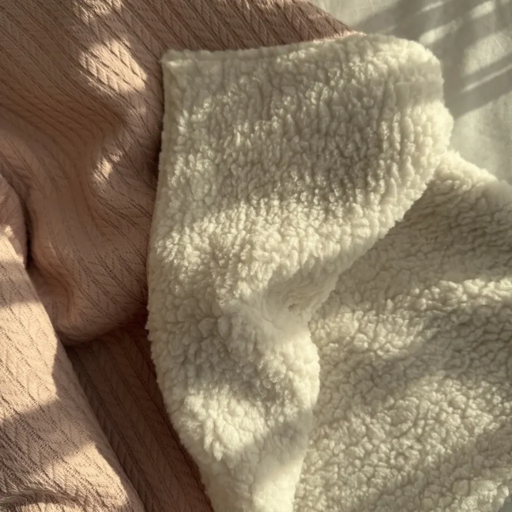 Personalized Knit and Sherpa Blanket