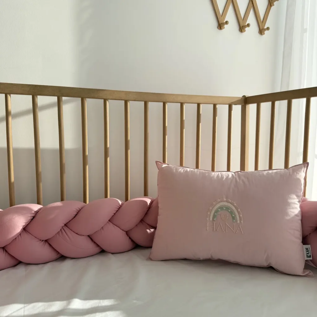 Rainbow Pillow with Embroidered Name