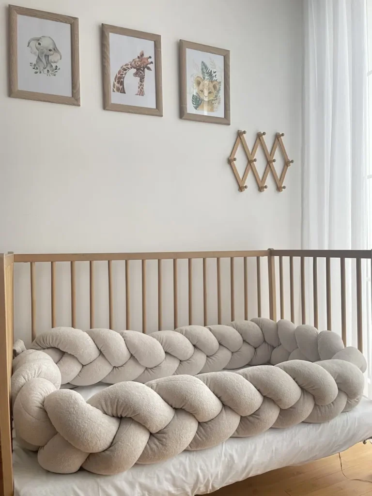 Braided Bouclé Headboard Decor, 2 m