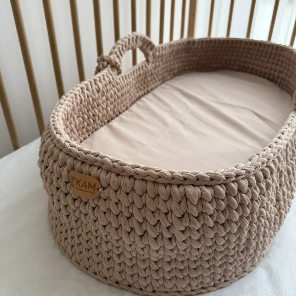 Crochet Nursery Basket, Medium